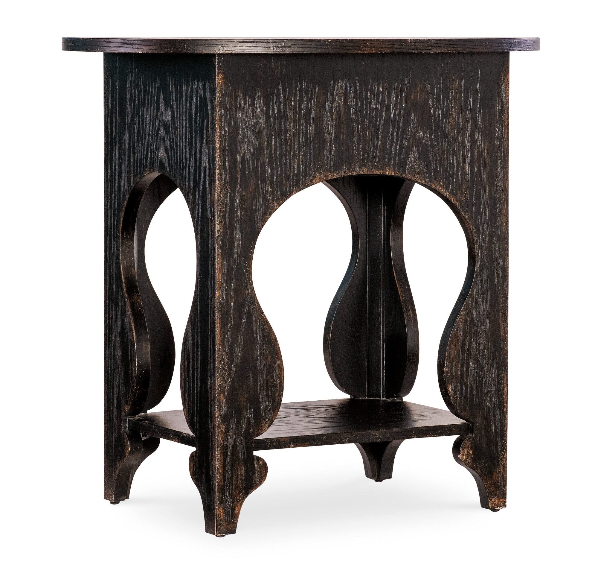 Americana One-Drawer Oval Nightstand Back Silo Image