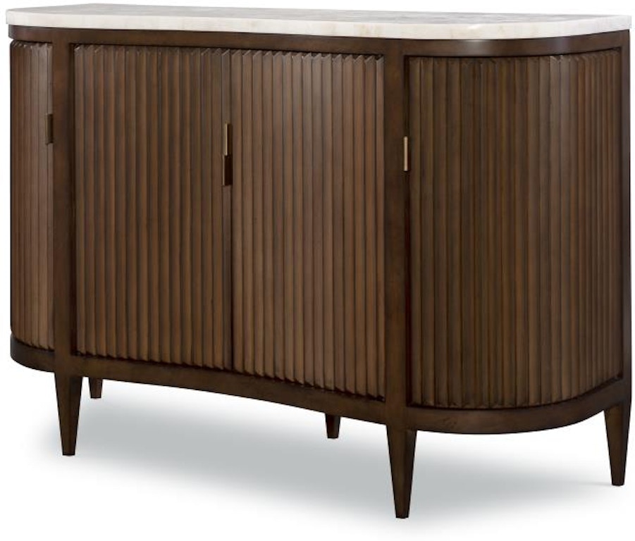 Century Furniture Artefact Facets Cabinet With Stone Top 719-704M