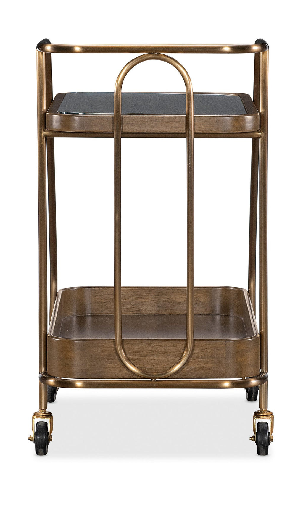 Commerce and Market Walnut Wine and Bar Cart