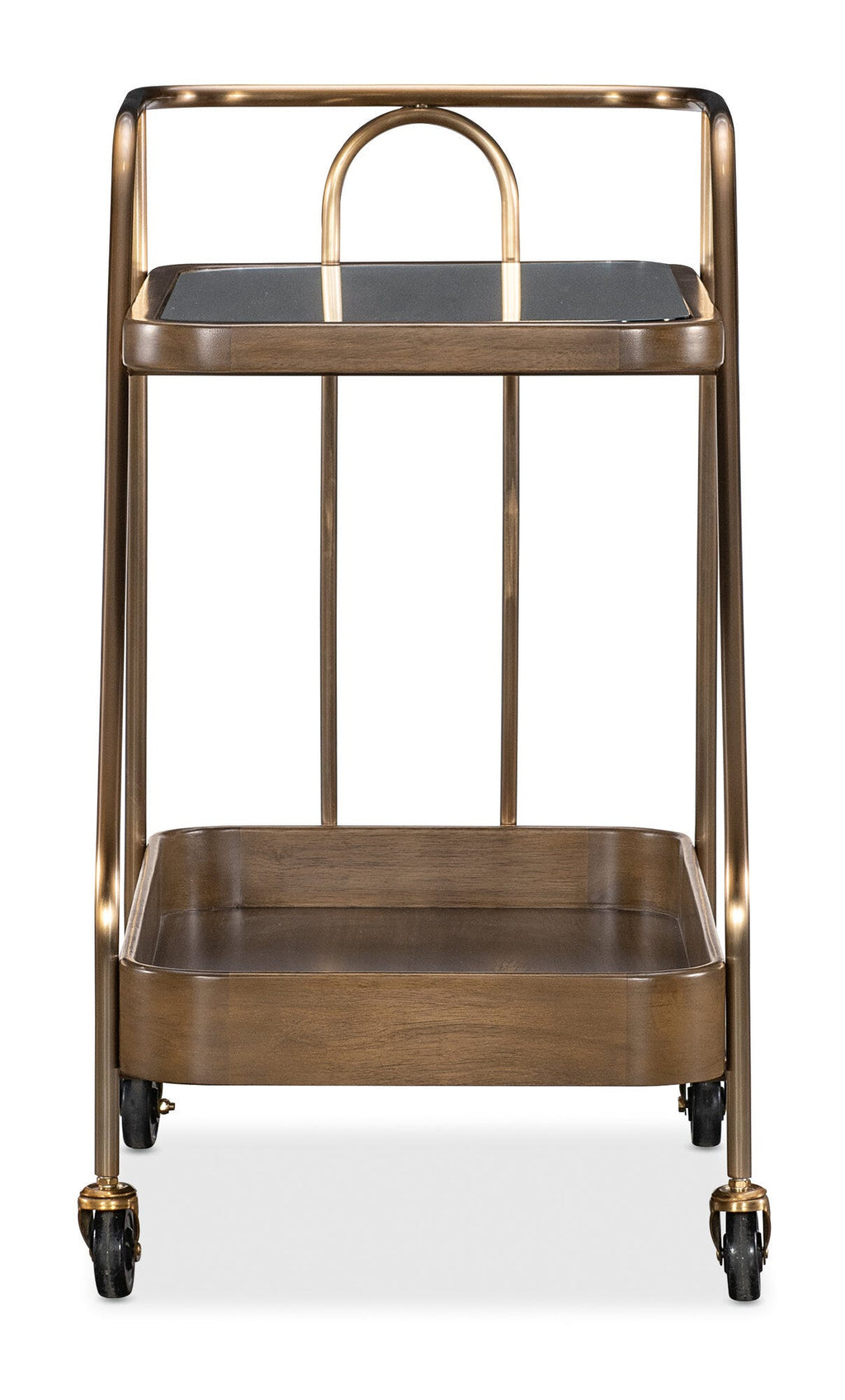 Commerce and Market Walnut Wine and Bar Cart