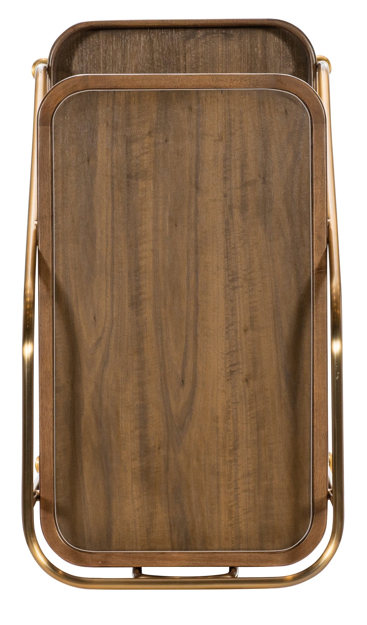 Commerce and Market Walnut Wine and Bar Cart