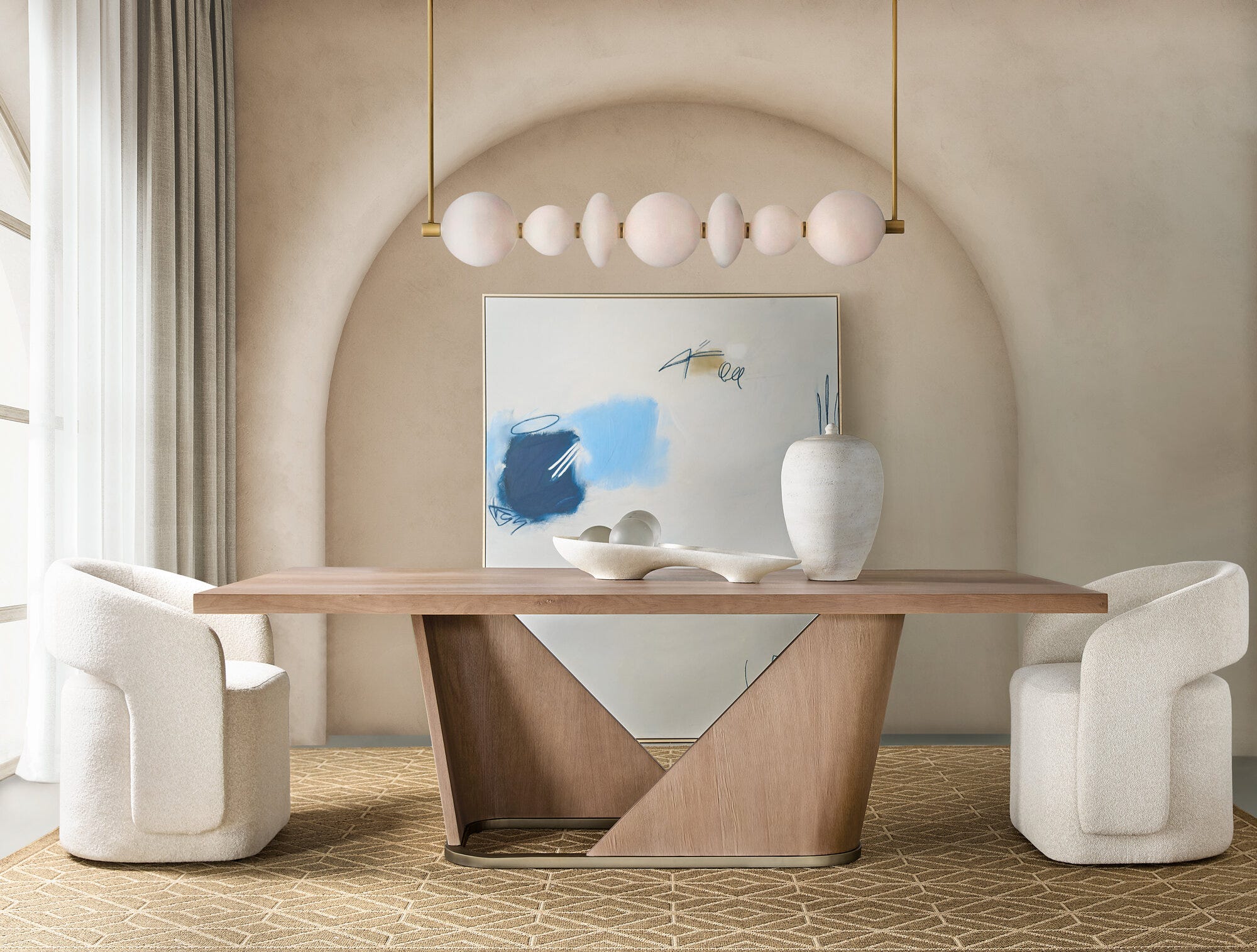 Commerce and Market Open Concept Upholstered Dining Chair
