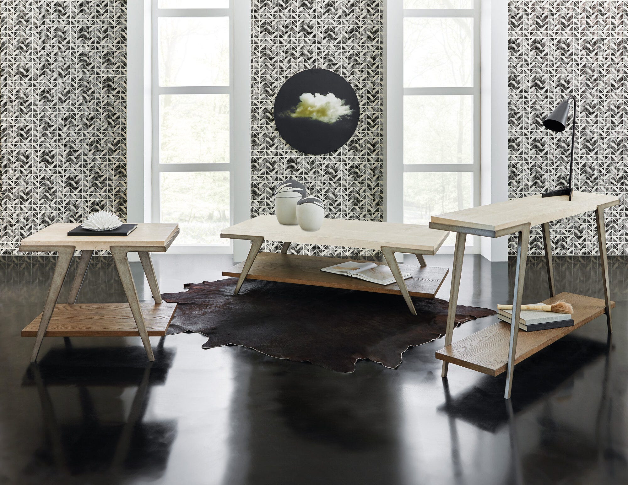Commerce & Market Boomerang Console Table