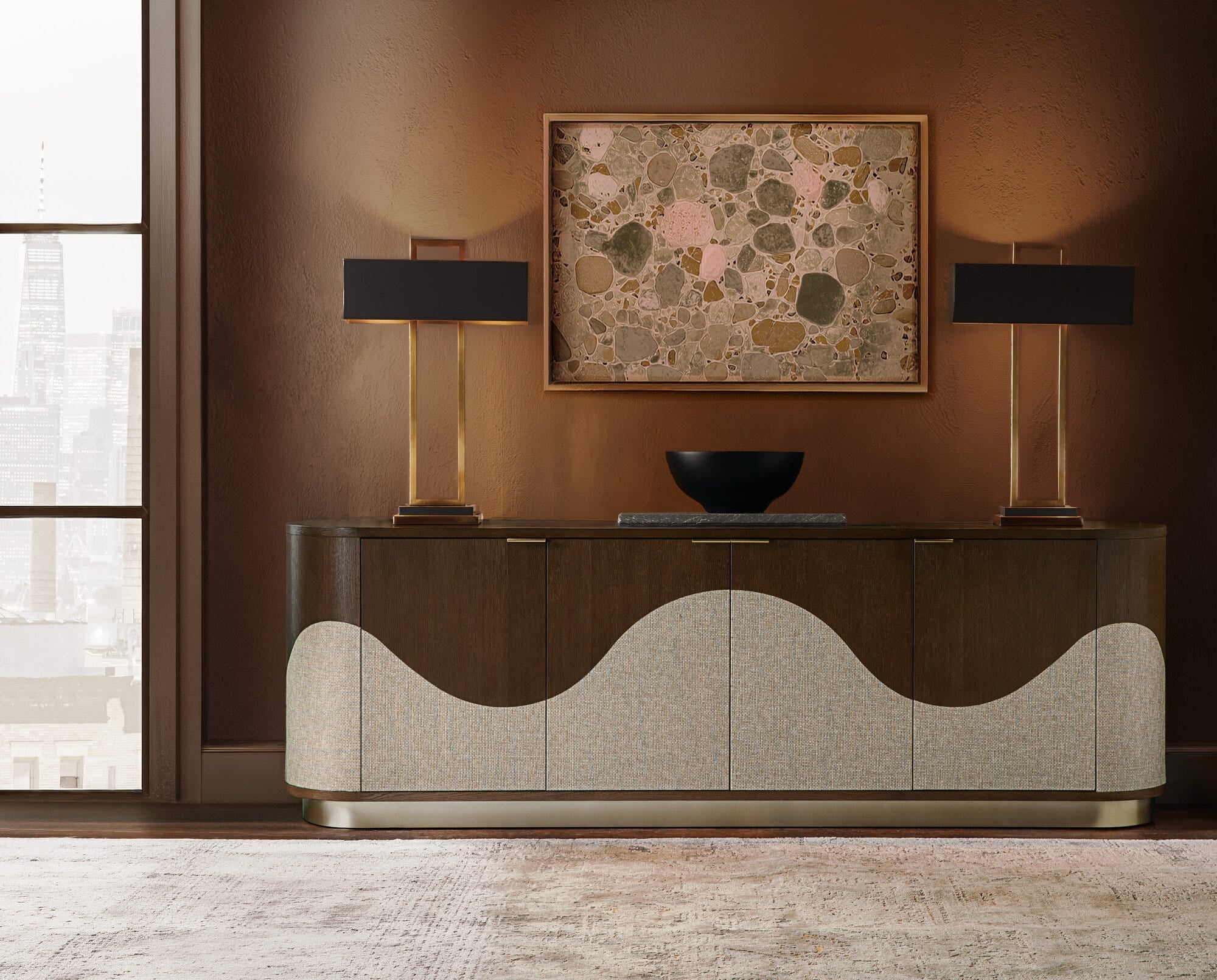 Commerce and Market Roll With It Four-Door Credenza
