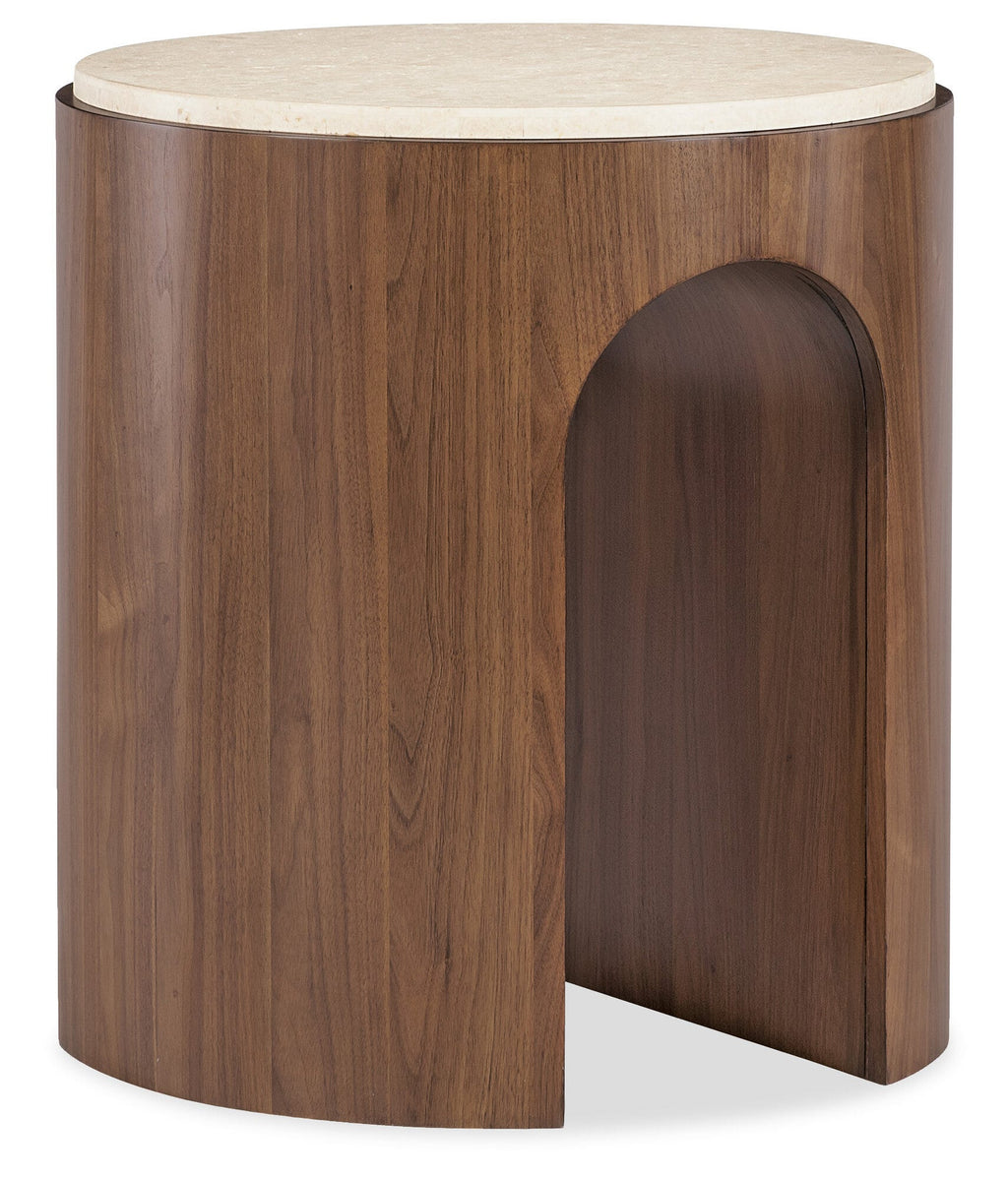 Eleana Round End Table Silo Image 1