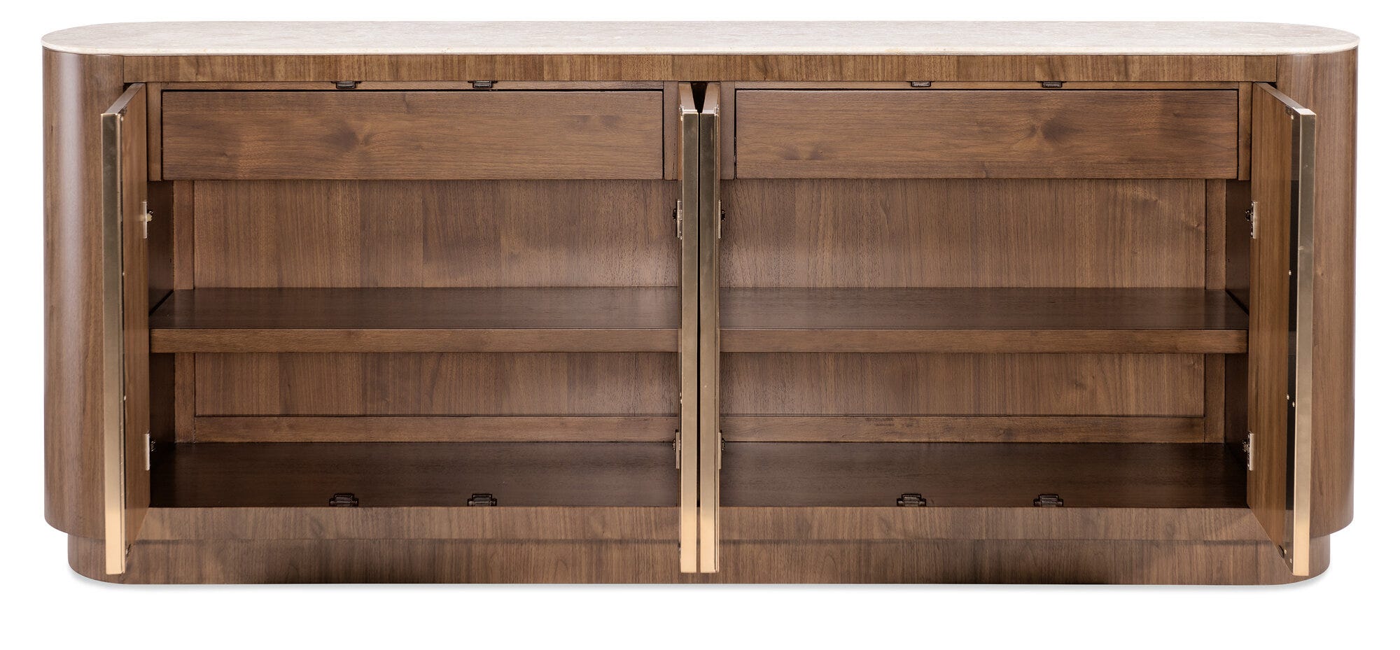 Eleana Credenza Straight Open Silo Image
