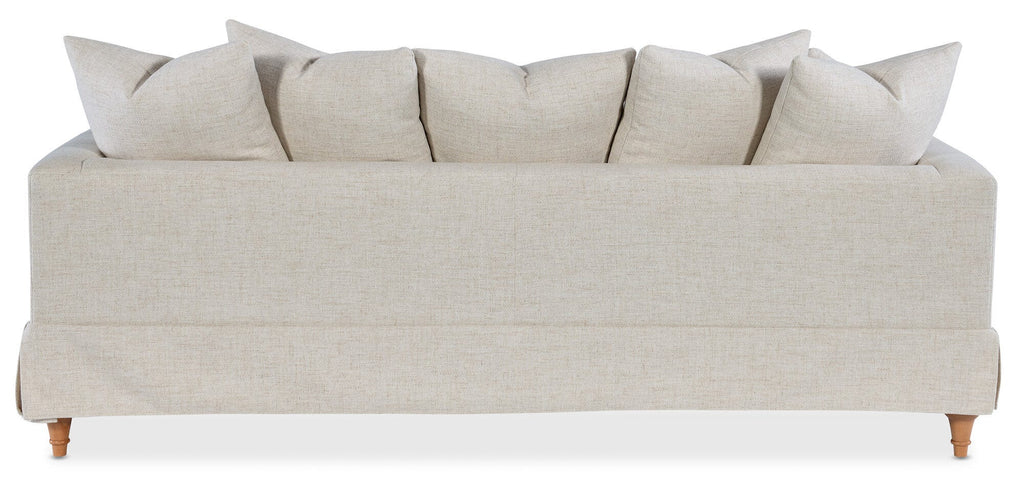 Bridgette 7 ft. Skirted Sofa - Back Image