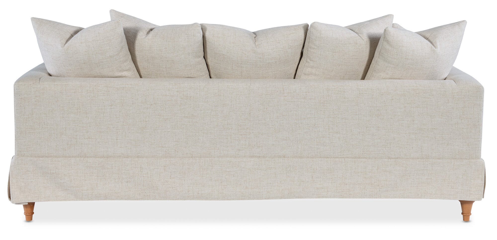 Bridgette 7 ft. Skirted Sofa - Back Image