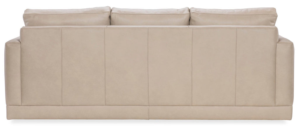 Granger 7 ft. Leather Sofa - Back View