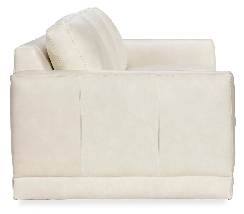 Granger Leather Sofa - Side Image