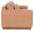 Grady 8 ft. Leather Sofa - Side View