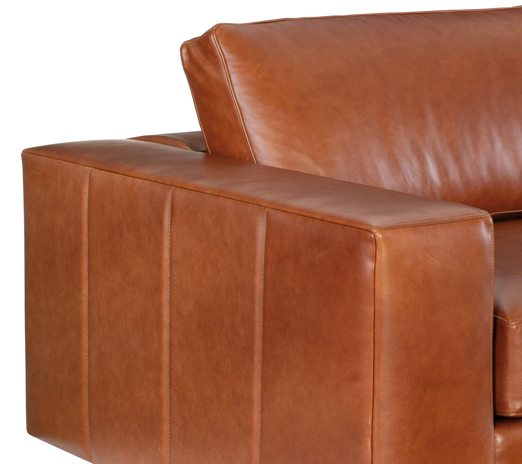 Aria 8 ft. Leather Sofa