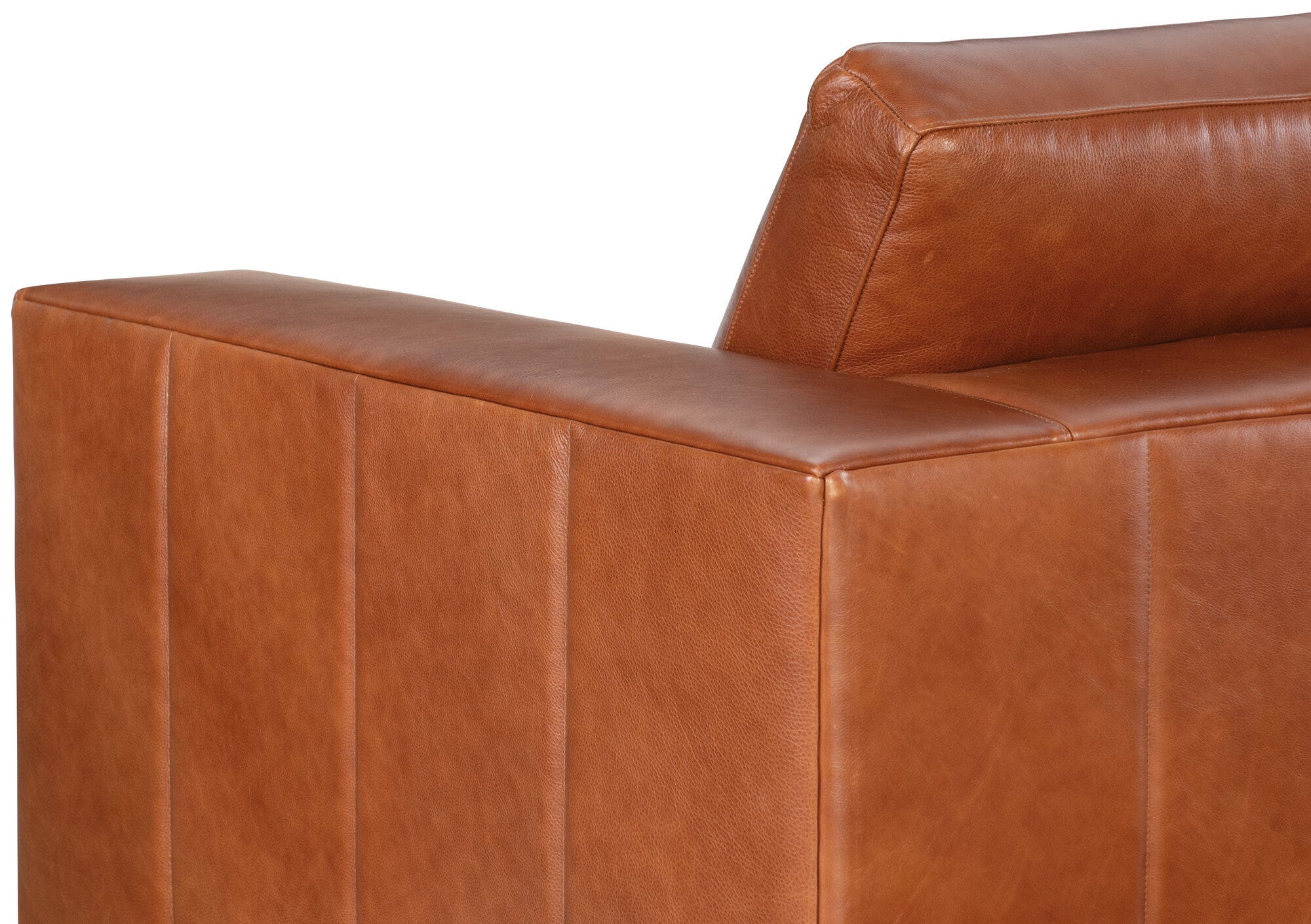 Aria 8 ft. Leather Sofa