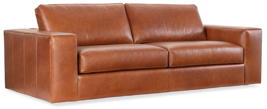 Aria 8 ft. Leather Sofa