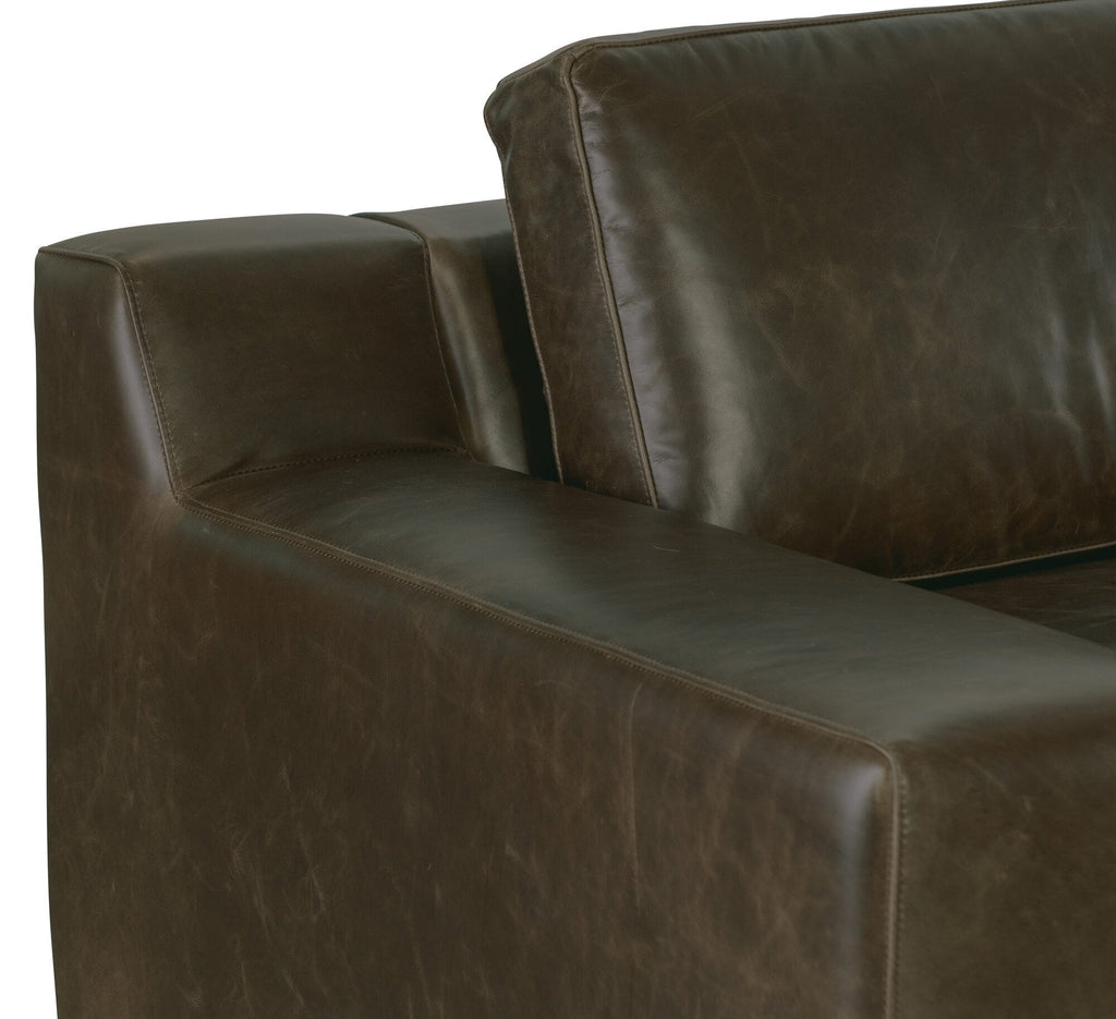 Elin 8 ft. Leather Sofa