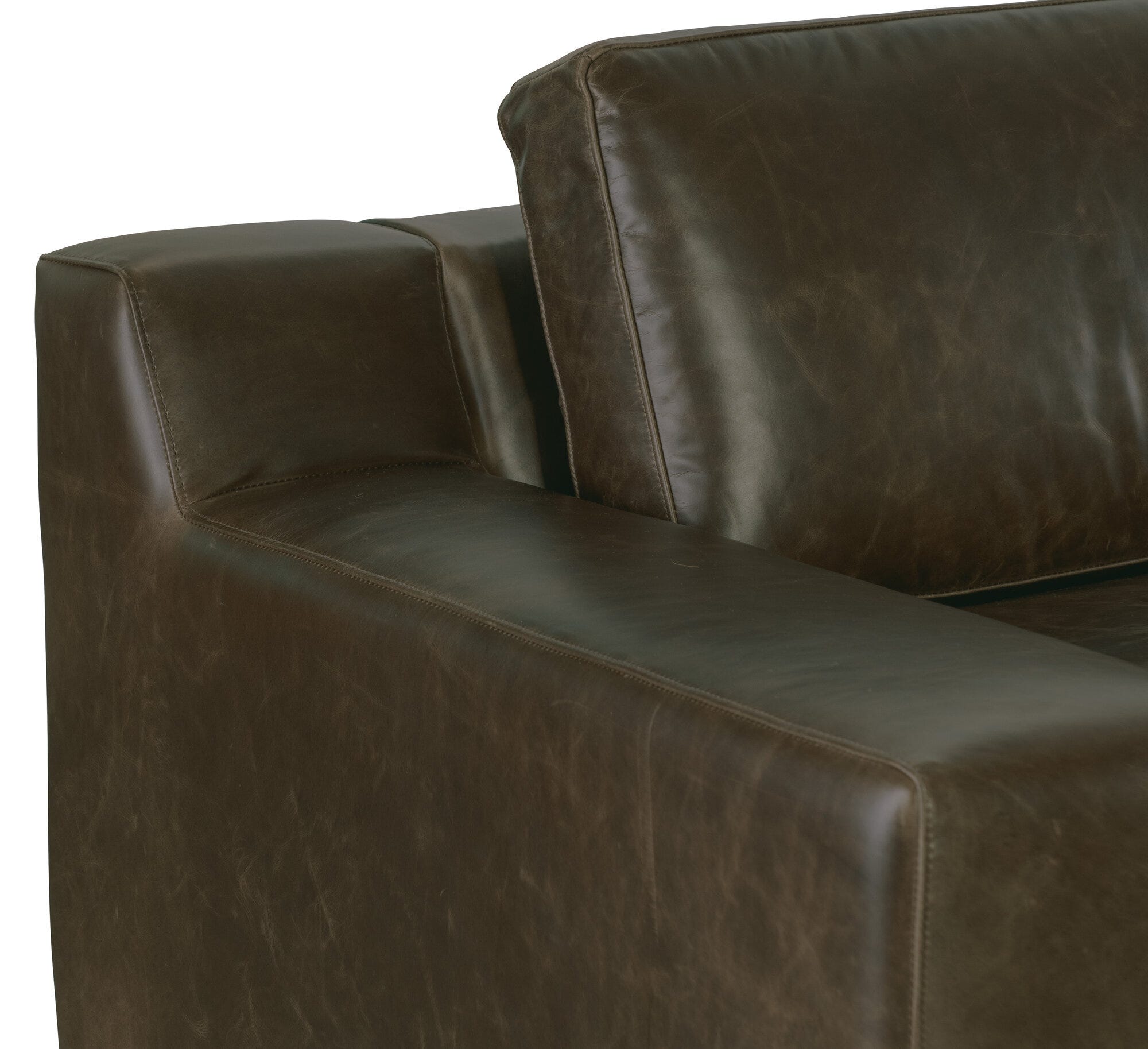 Elin 8 ft. Leather Sofa