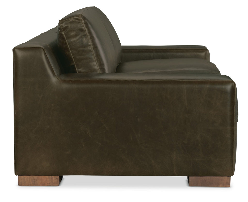 Elin 8 ft. Leather Sofa