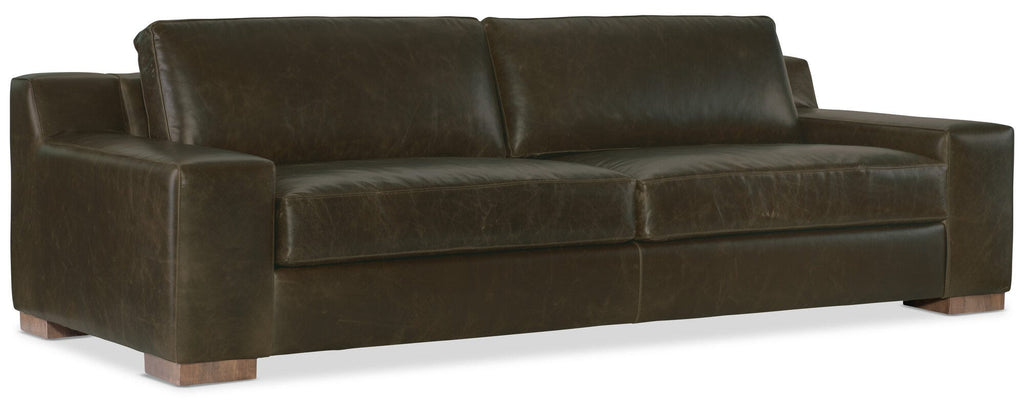 Elin 8 ft. Leather Sofa