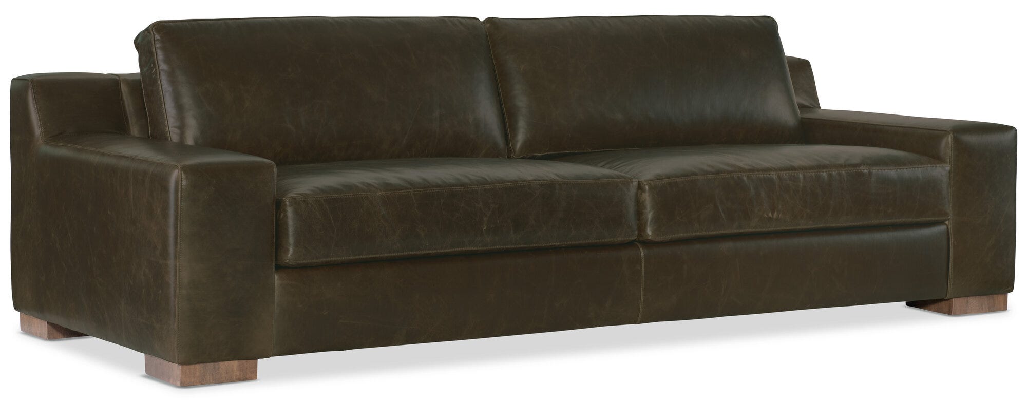 Elin 8 ft. Leather Sofa