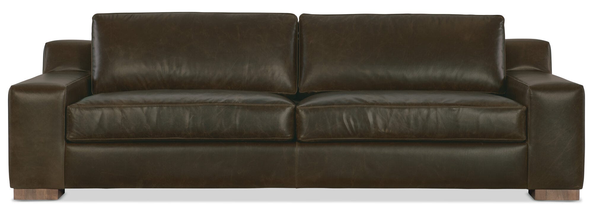 Elin 8 ft. Leather Sofa