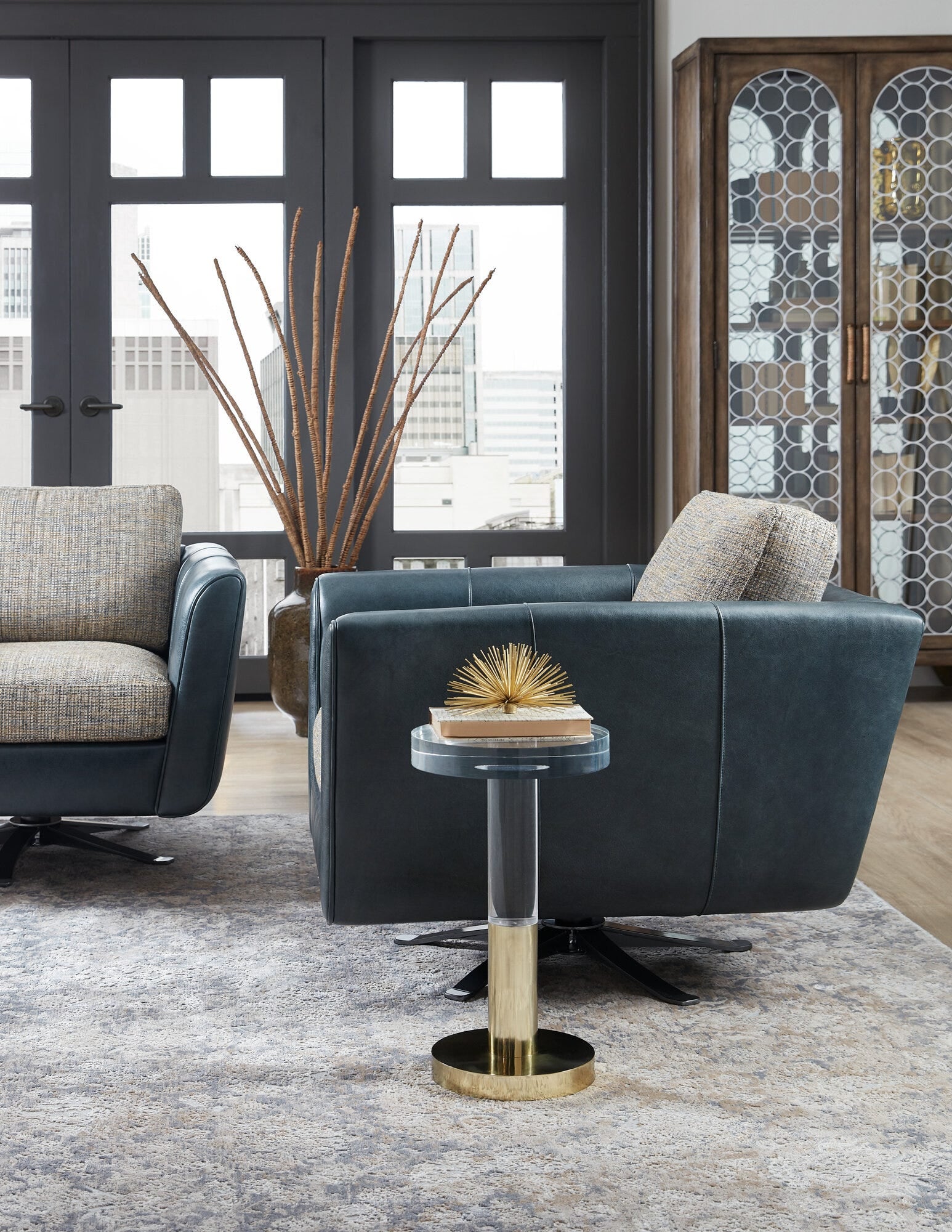 Alora Swivel Chair - Room View 1