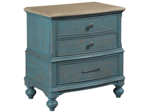 American Drew Moray Nightstand Blue 750-420B
