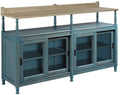 American Drew Dorset Credenza Blue 750-858B