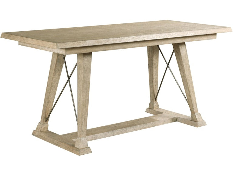 American Drew Clayton Counter Height Trestle Table Complete 803-700R