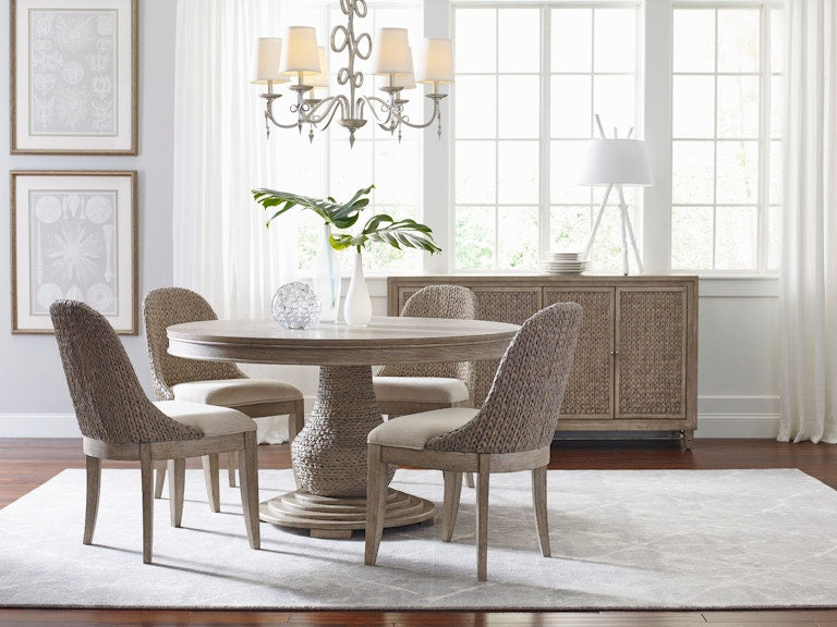 American Drew Largo Round Dining Table Complete 803-701R