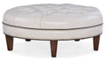 XL Well-Rounded Tufted Ottoman