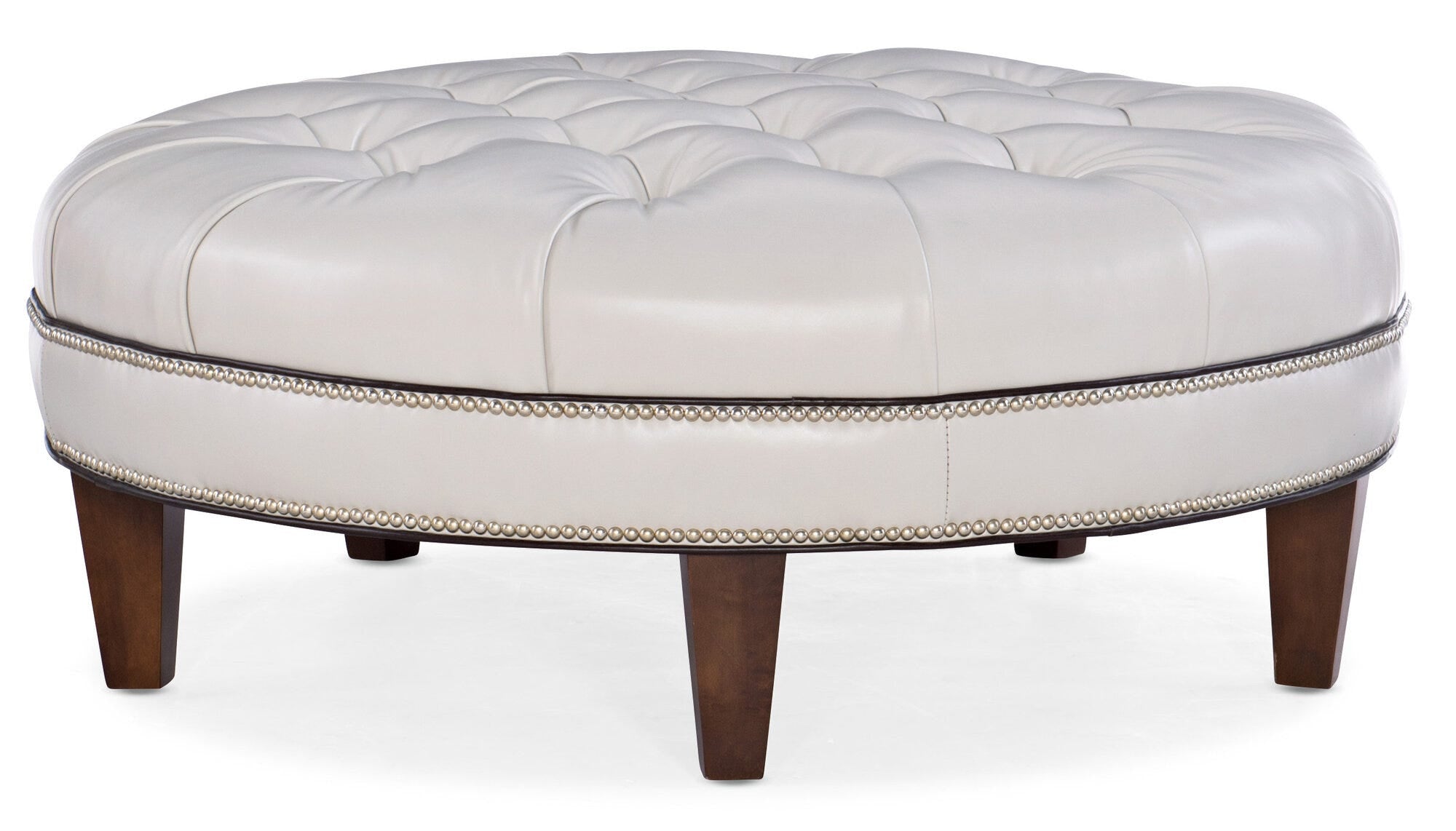 XL Well-Rounded Tufted Ottoman