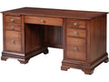 YUTZY WOODWORKING Bordeaux Double Pedestal Jr. Executive Desk 88014