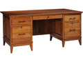 YUTZY WOODWORKING Cortland Double Pedestal Executive Desk 88104