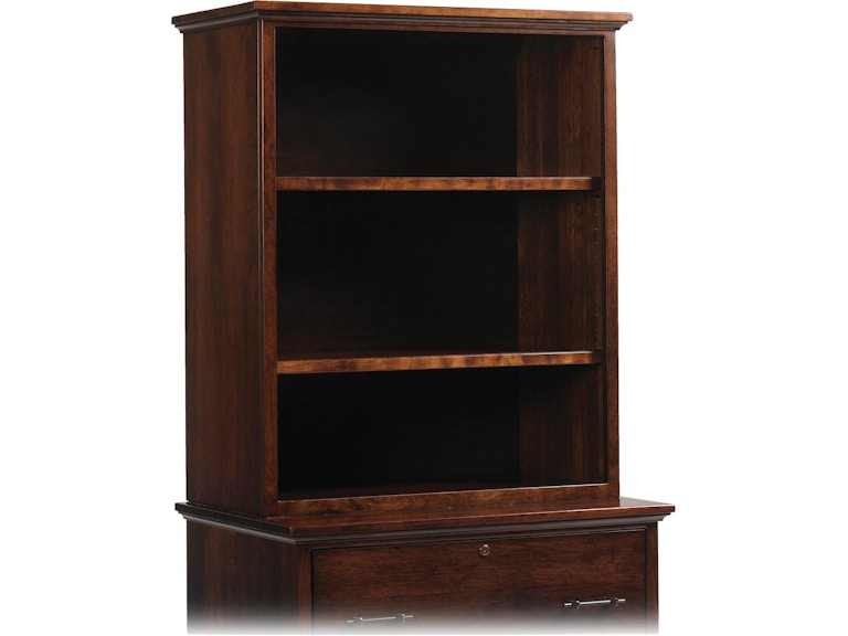 YUTZY WOODWORKING Cortland Bookcase for top of Lateral File 88124