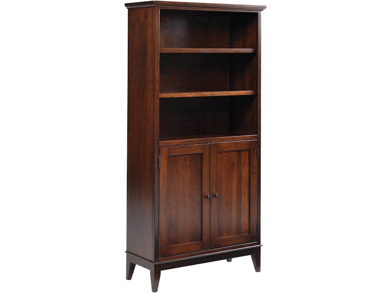 YUTZY WOODWORKING Cortland Bookcase with Panel Doors 88135