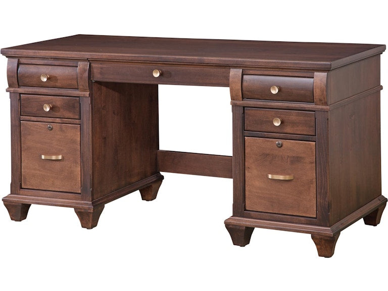 YUTZY WOODWORKING Reminisce Double Pedestal Credenza 88417