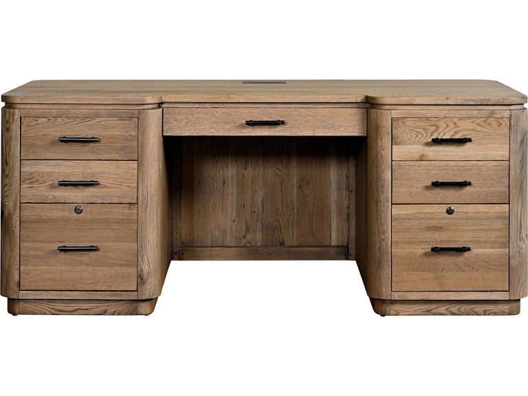 YUTZY WOODWORKING Rialto Double Pedestal Jr. Executive Desk 88701