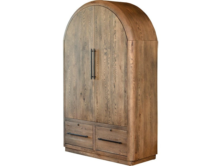 YUTZY WOODWORKING Rialto Bookcase with 2 File Drawers and Wood Doors 88715