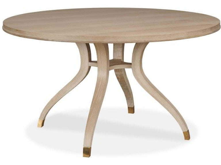 Century Furniture Maison '47 Round 54 Dining Table - Blonde Cerused 89A-305-V1