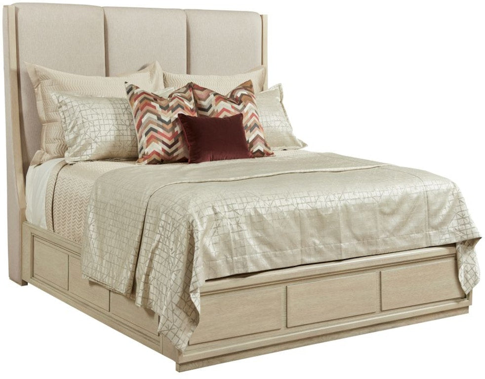 American Drew Siena Upholstered Queen Bed Complete 923-313R