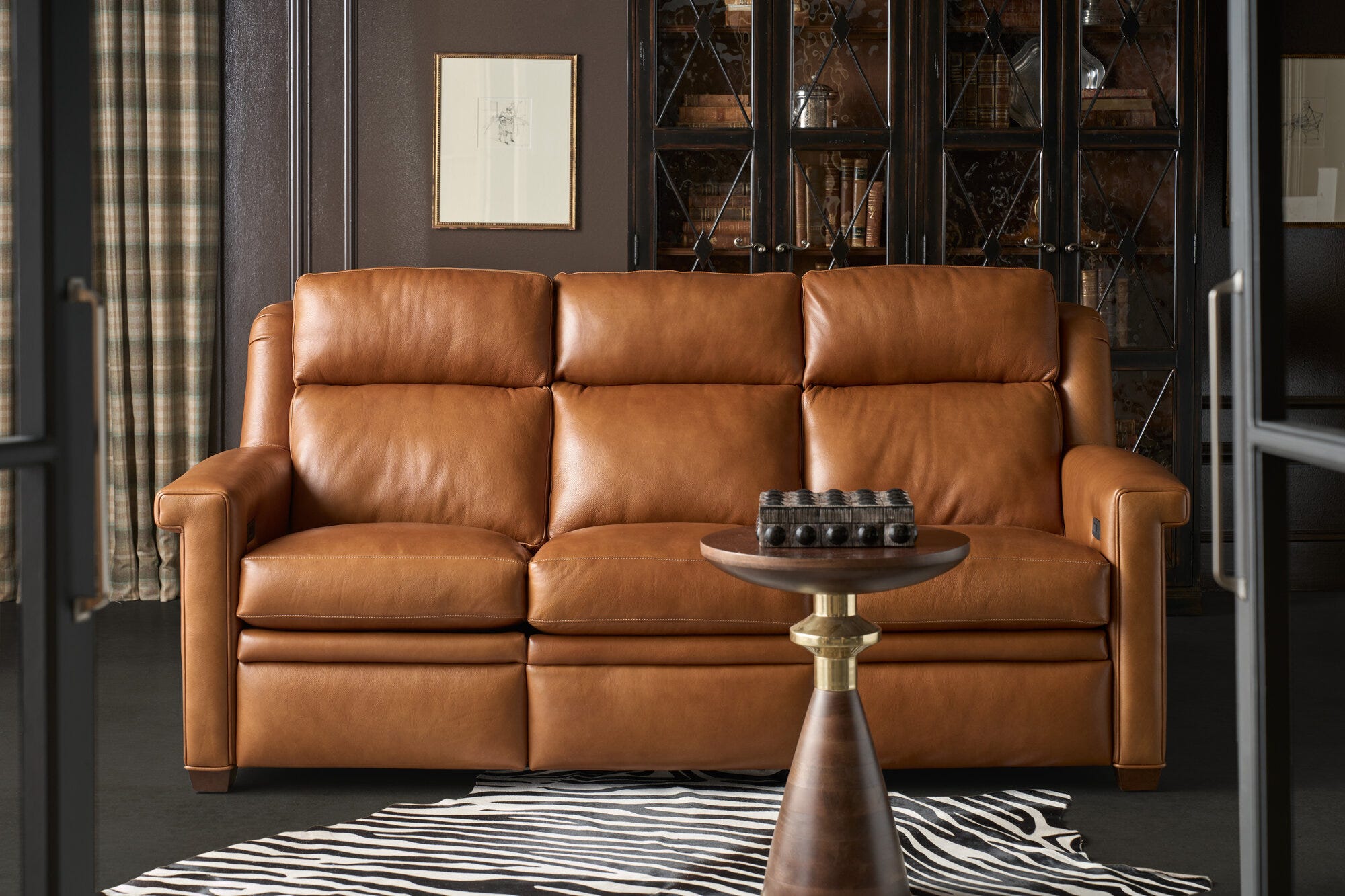 Oaklee Reclining Sofa with Power Headrest