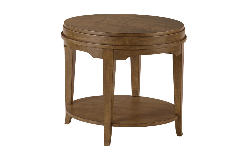 OVAL END TABLE-AUBURN Primary