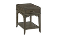 RECTANGULAR DRAWER CHAIRSIDE TABLE-CHARCOAL Primary