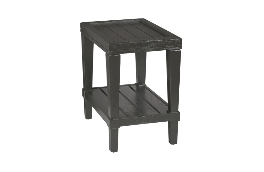 RECTANGULAR CHAIRSIDE TABLE-EBONY Primary