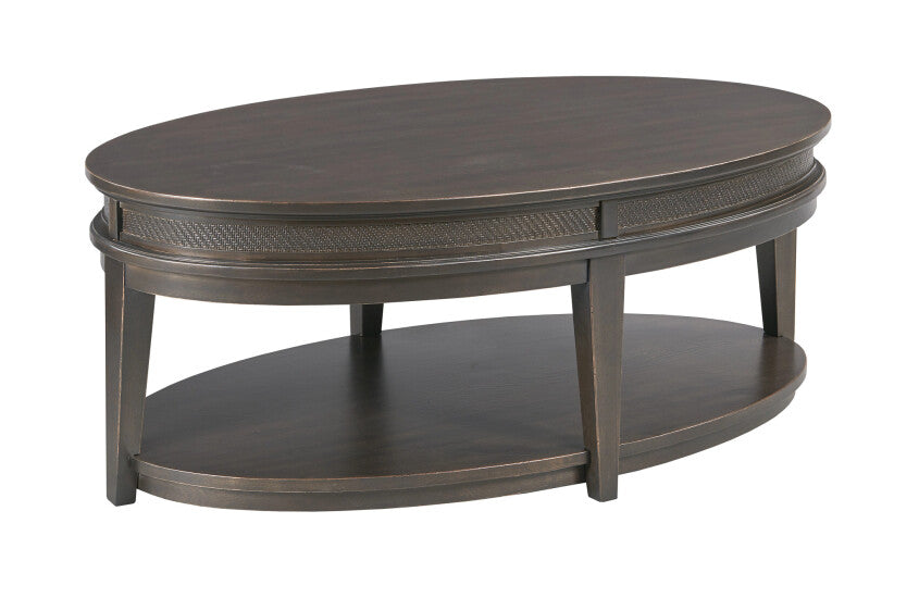 OVAL COFFEE TABLE-SOFT BLACK Primary