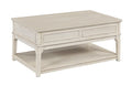 RECTANGULAR LIFT TOP DRAWER COFFEE-CLASSIC WHITE Primary