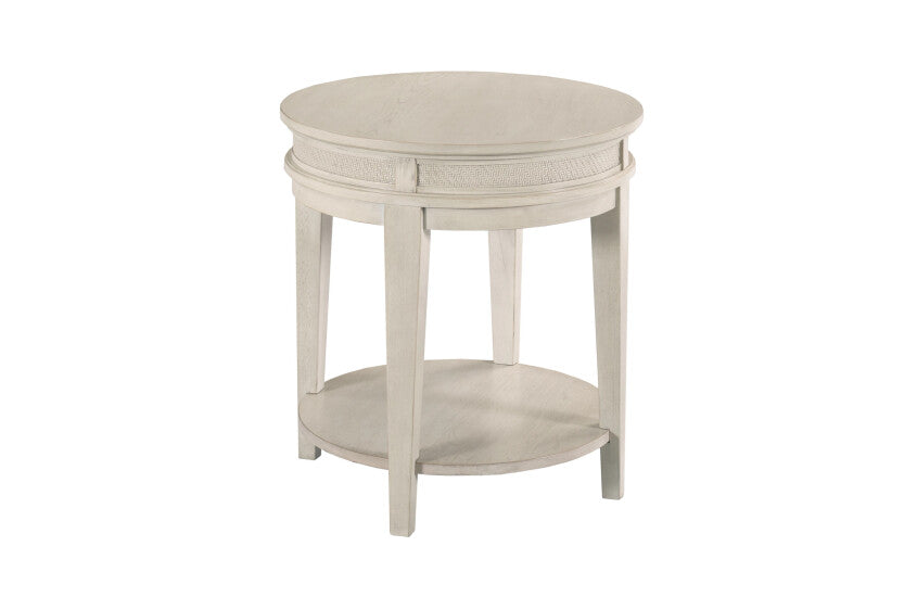 ROUND END TABLE-CLASSIC WHITE Primary