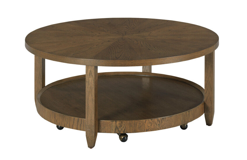 ROUND COFFEE TABLE W/6 CASTERS Primary