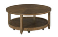 ROUND COFFEE TABLE W/6 CASTERS Primary