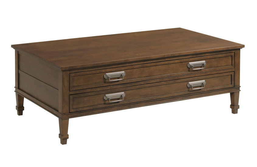RECTANGULAR DRAWER COFFEE TABLE-SABLE Primary